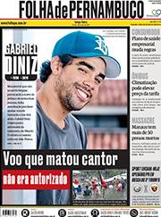 Capa da revista Folha de Pernambuco
